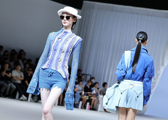 Runway looks from July Column's 2025 Springl/Summer collection during Seoul Fashion Week on Sept. 4. [NEWS1] 