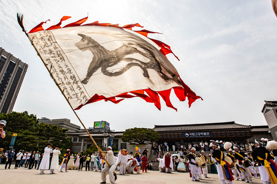 Gyeongbok Palace during the spring edition of the K-Royal Culture Festival in May this year [KOREA HERITAGE AGENCY]