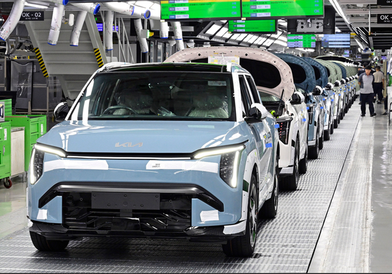 EV3s are produced at Kia's EV-dedicated plant in Gwangmyeong, Gyeonggi. [KIA]