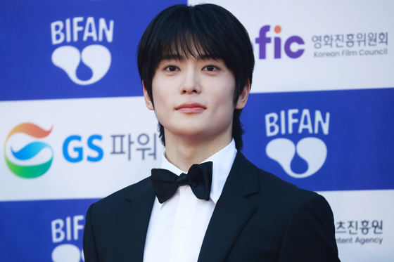 Jaehyun of boy band NCT at opening ceremony of BIFAN on July 4 [YONHAP]