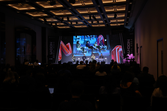 The annual MU:CON music and entertainment fair held at the Grand Hyatt Hotel in central Seoul on Sept. 24 [KOCCA]