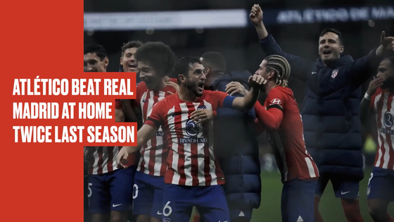 Atletico Madrid face Real Madrid in a La Liga fixture on Sunday. [ONE FOOTBALL]