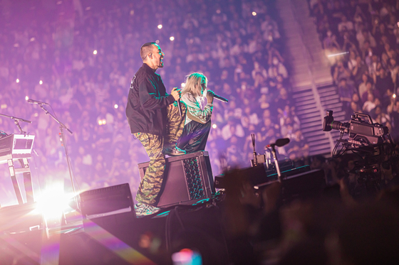 Rock band Linkin Park's ″From Zero″ concert held on Sept. 28 at the Inspire Arena, Incheon [LIVE NATION KOREA]