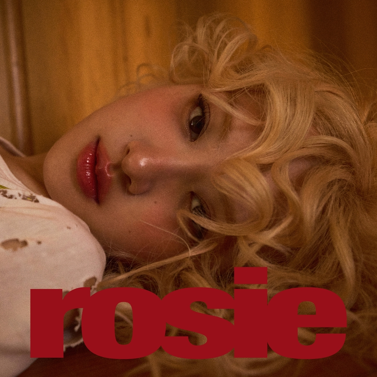 A poster for Rosé's first full-length solo album, ″rosie″ [THEBLACKLABEL]