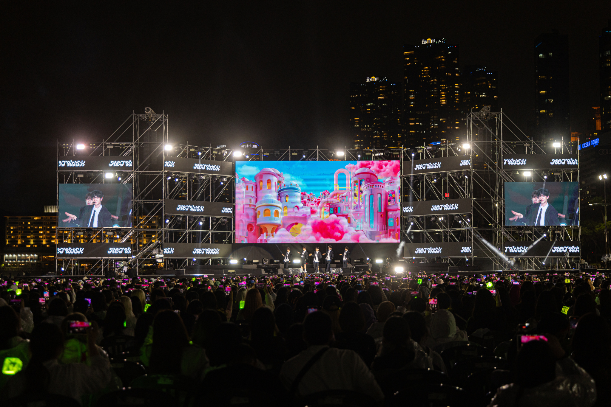 The K-Music Season Good Night Concert held at the Haeundae Beach on Oct. 3 in Busan [KMCA]