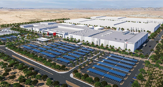 LG Energy Solution's cylindrical battery plant under construction in Arizona [LG ENERGY SOLUTION]