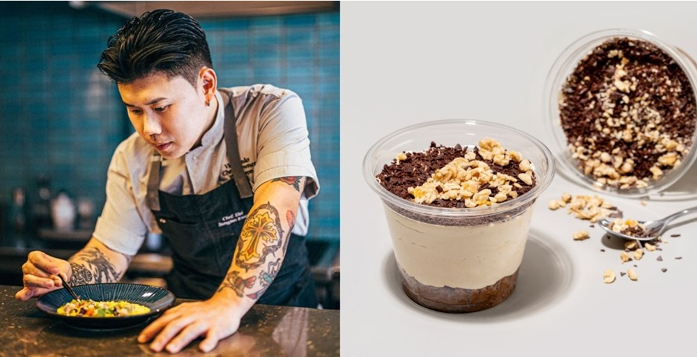 Left is Chef Napoli Matfia, whose real name is Kwon Seong-joon, and CU's Marron & Tiramisu (BGF RETAIL)