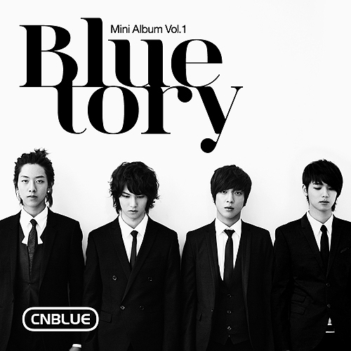 Cover image of CNBlue's first album ″Bluetory″ (2010)