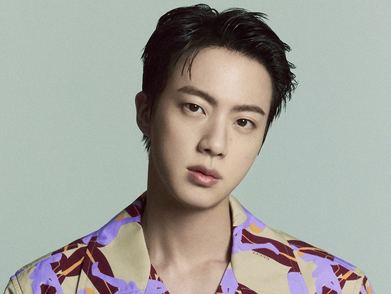 Jin of boy band BTS [GUCCI]