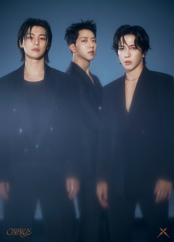 A promotional image for CNBlue's new album ″X″ [FNC ENTERTAINMENT]