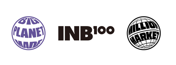 Big Planet Made, INB100, Million Market logos [EACH COMPANY]