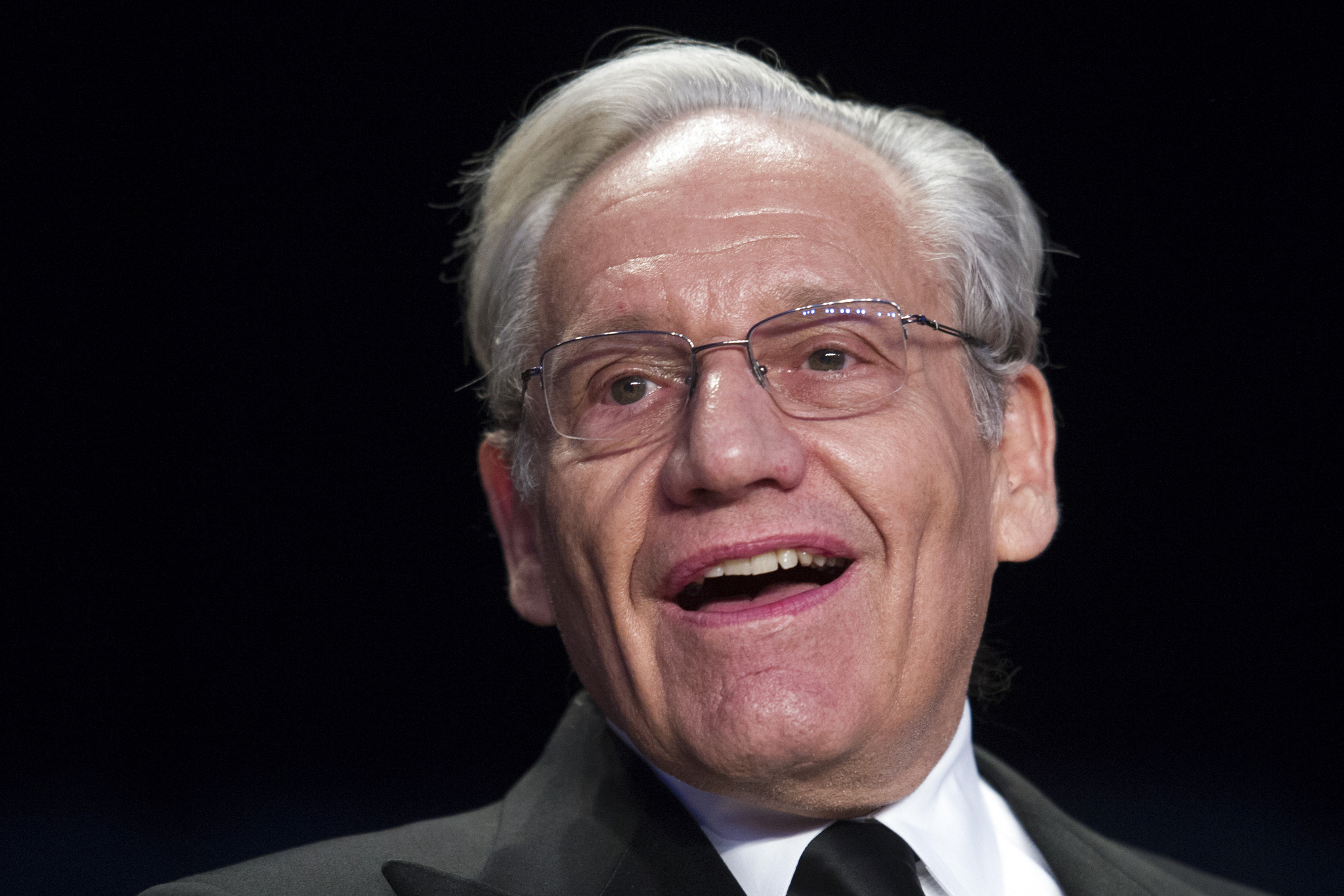 Bob Woodward sits at the head table during the White House Correspondents' Dinner in Washington in 2017 [AP/YONHAP]