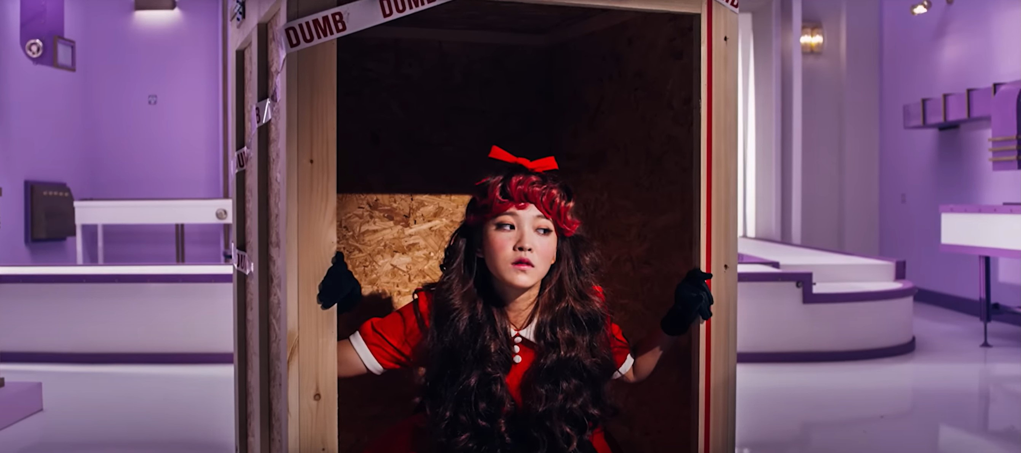 Girl group Red Velvet's Yeri in the music video of ″Dumb Dumb″ [SCREEN CAPTURE]