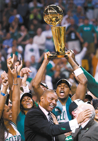 1986 Larry O'Brien Championship Trophy - Boston Celtics History