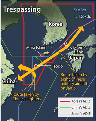 Chinese Planes Penetrate Korea S Adiz